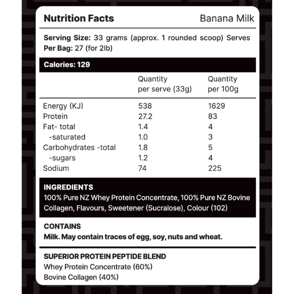 Inception Labs Collagen Whey Protein 2lb