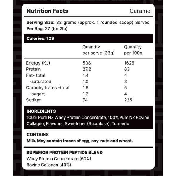 Inception Labs Collagen Whey Protein 2lb