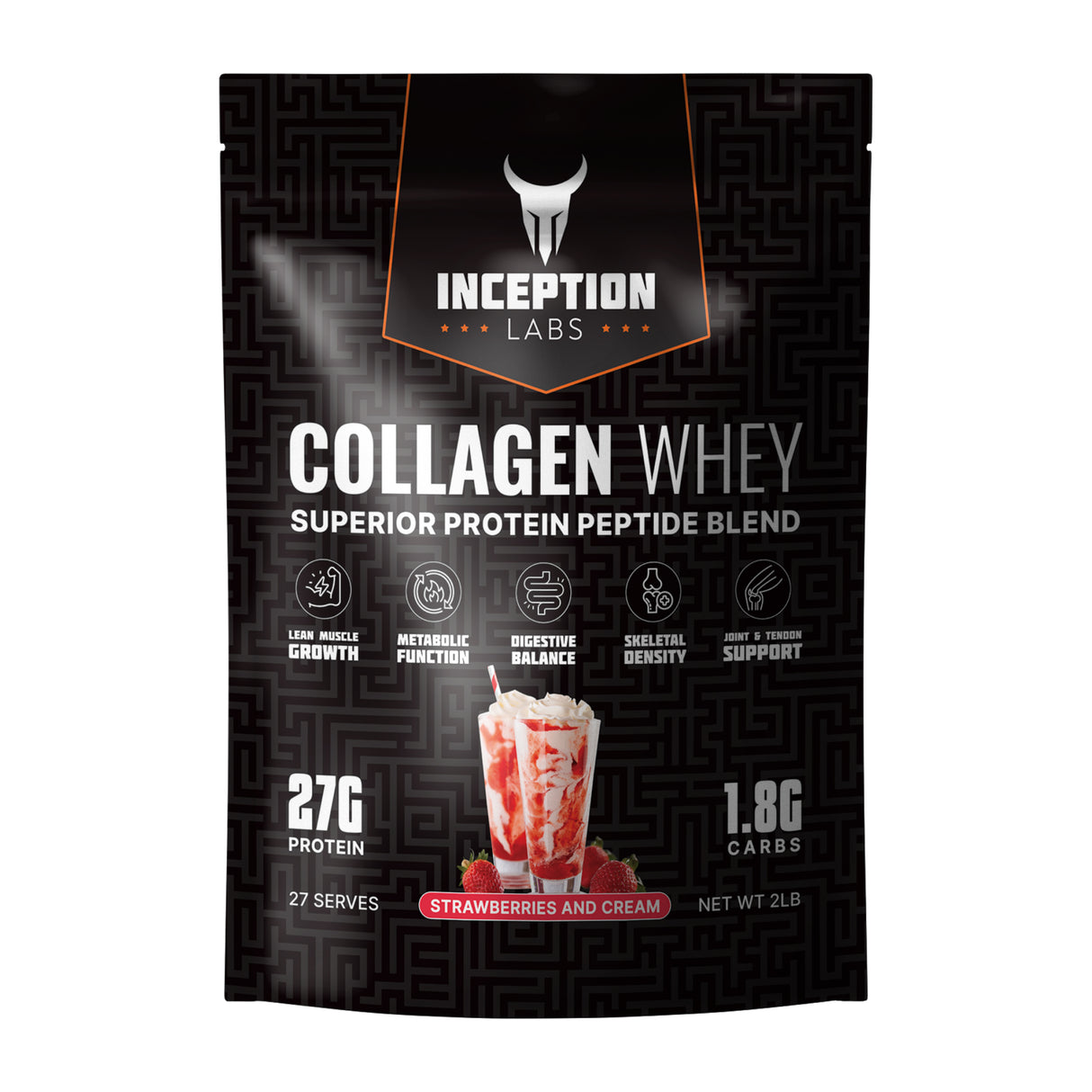 Inception Labs Collagen Whey Protein 2lb