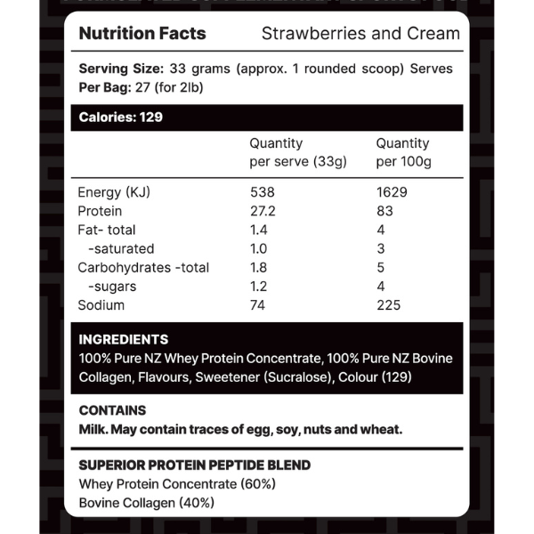 Inception Labs Collagen Whey Protein 2lb