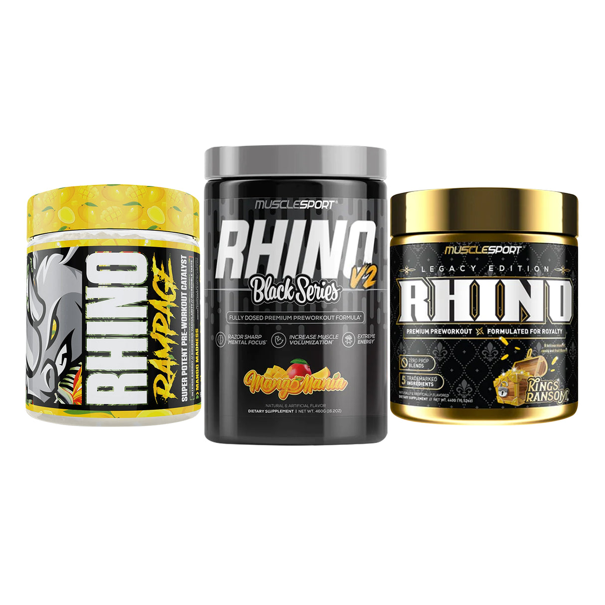 Rhino Pre-Workout Collection