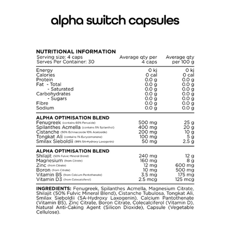 Switch Nutrition Alpha Switch