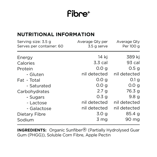 Switch Nutrition Essentials Fibre+