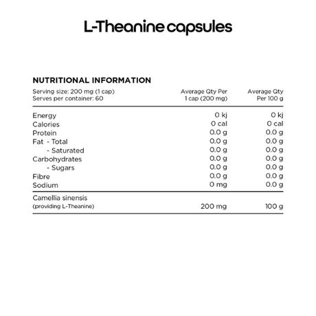 Switch Nutrition Essentials Green Tea Extract (L-Theanine)