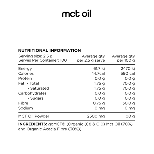 Switch Nutrition Essentials MCT Oil Powder