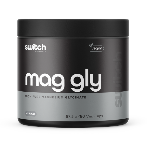 Switch Nutrition 100% Pure Magnesium Glycinate 90 Caps