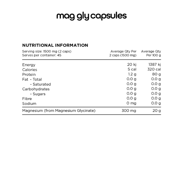 Switch Nutrition 100% Pure Magnesium Glycinate 90 Caps