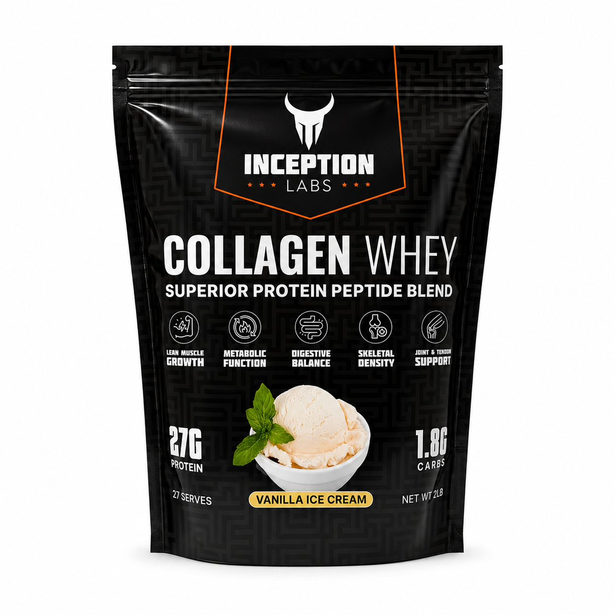 Inception Labs Collagen Whey Protein 2lb