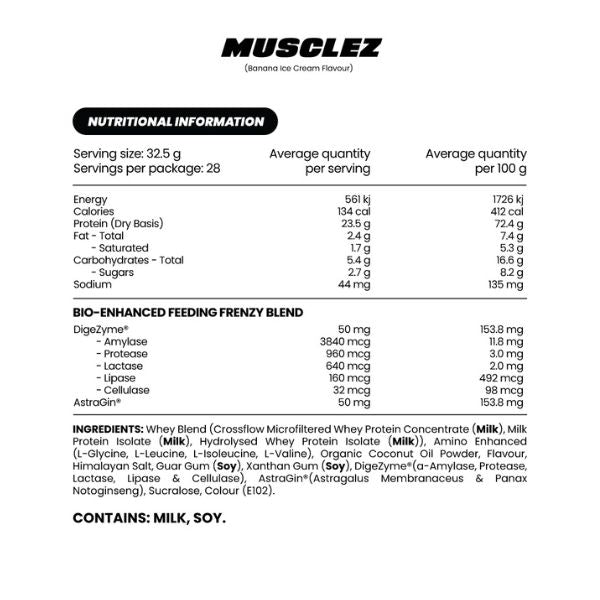 Zombie Labs Musclez Bio-Enhanced Whey Protein