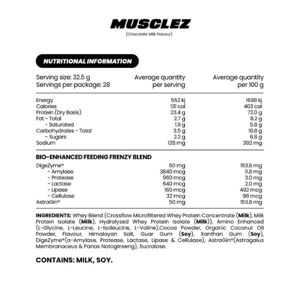 Zombie Labs Musclez Bio-Enhanced Whey Protein