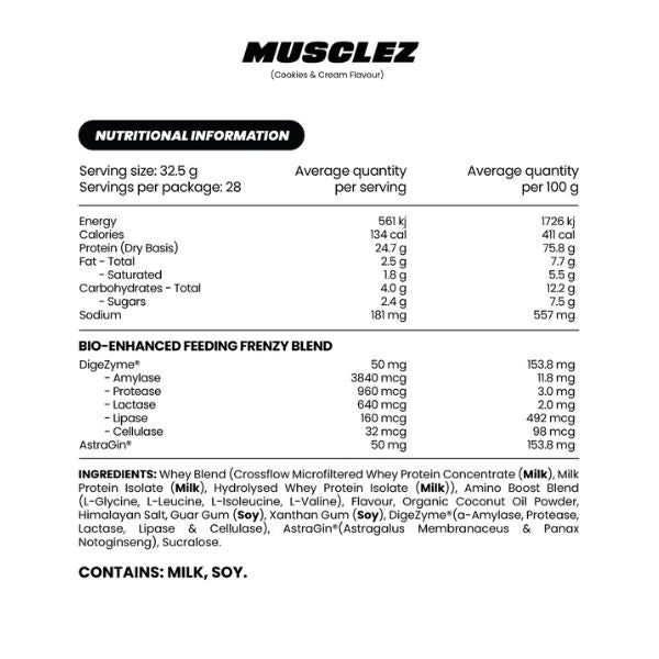 Zombie Labs Musclez Bio-Enhanced Whey Protein