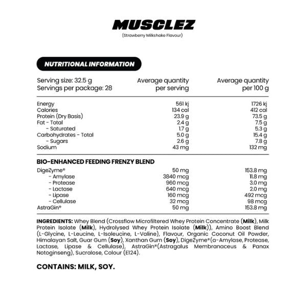 Zombie Labs Musclez Bio-Enhanced Whey Protein