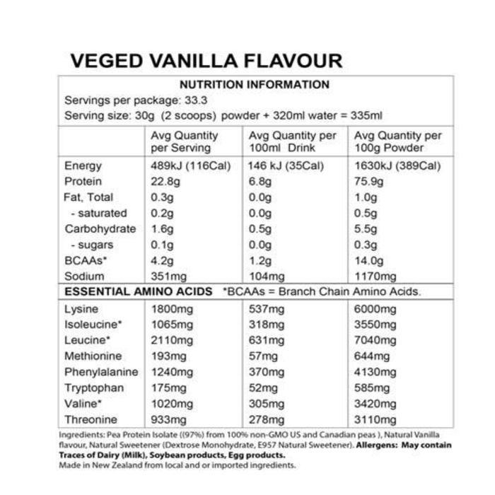 Zealea VEGE'D™ Vegetable Based protein