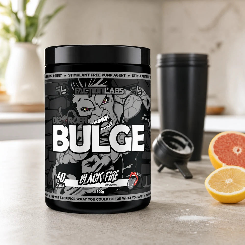 Faction Labs Bulge during shaker prep