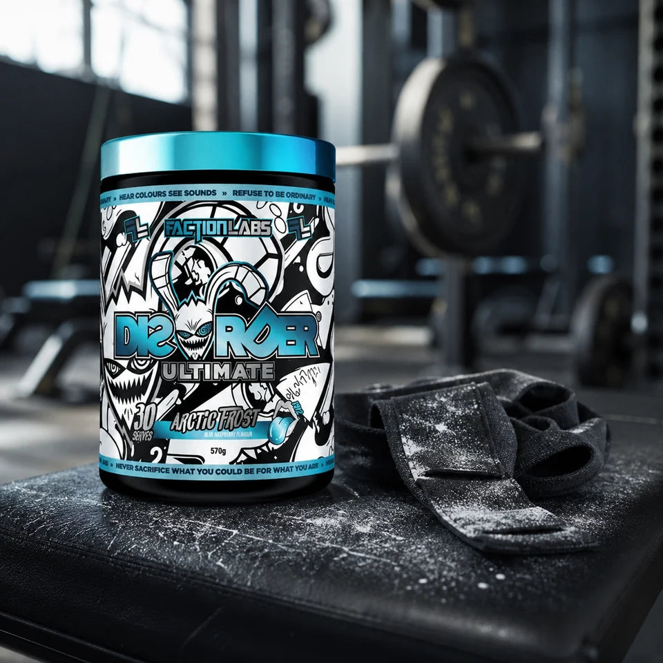 Faction Labs Disorder Ultimate on a weight bench