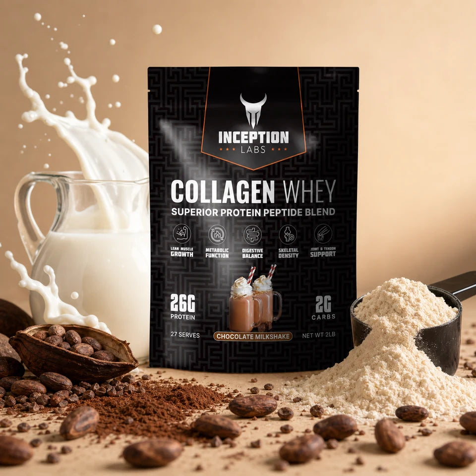 Inception Labs Collagen Whey Protein with ingredients