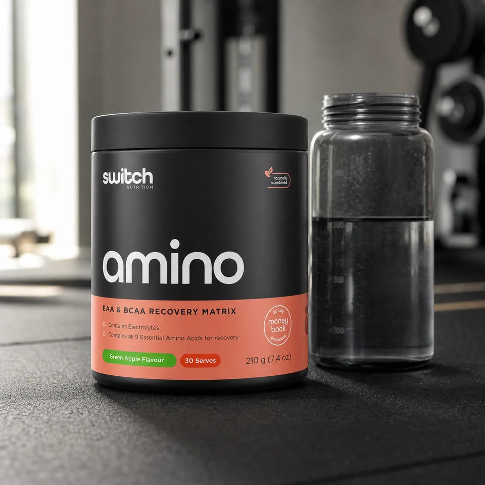 Switch Nutrition Amino Switch 30 Serves in a lifestyle setting