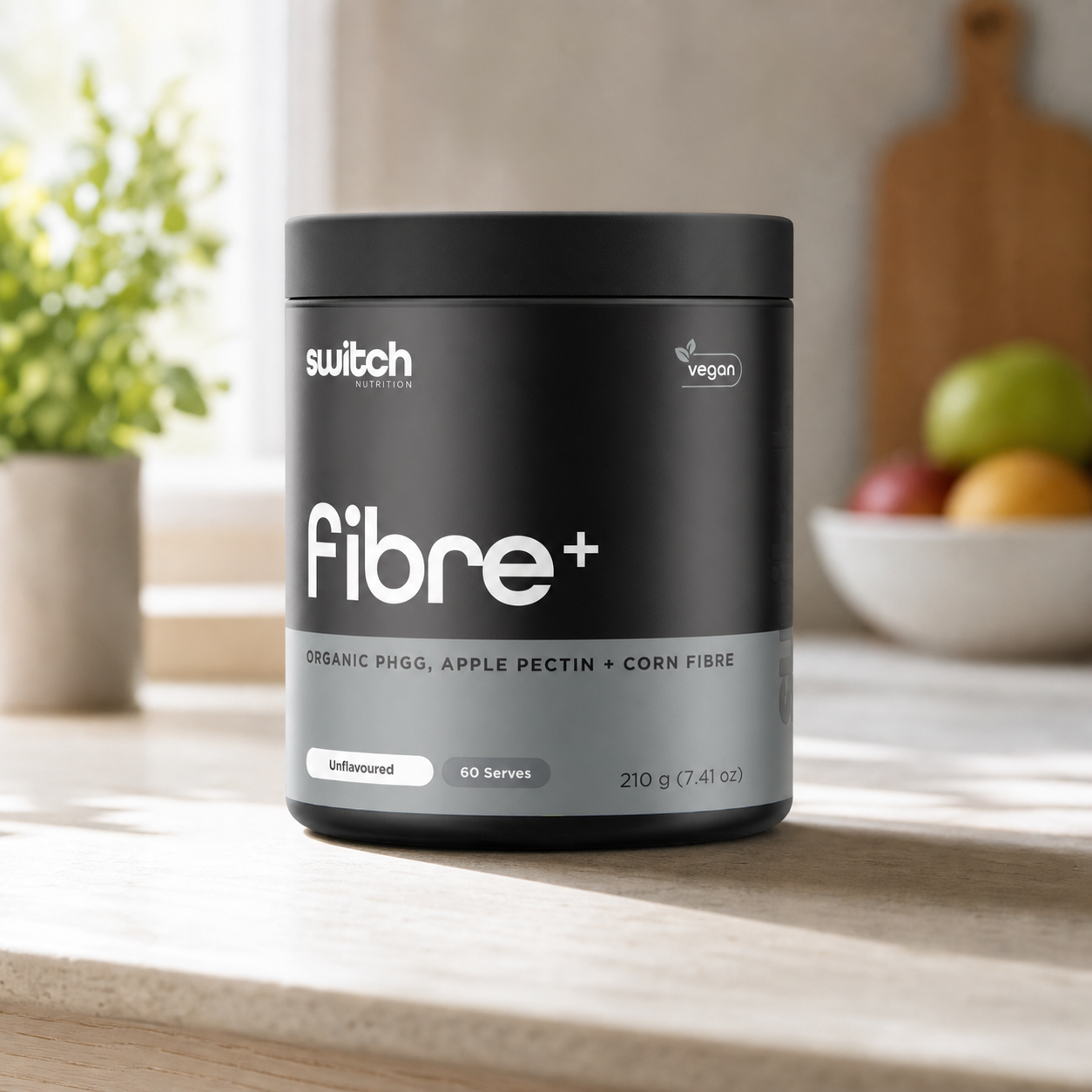 Switch Nutrition Essentials Fibre+ in a lifestyle setting