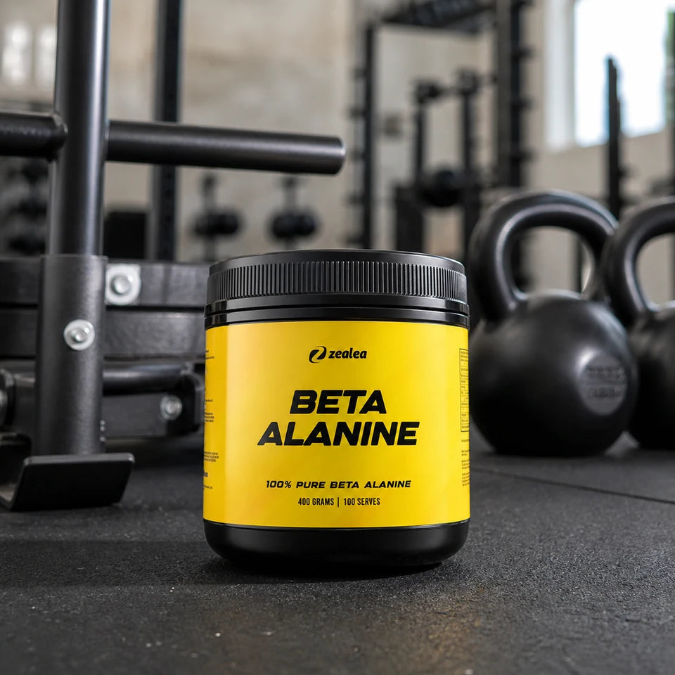 Zealea Beta Alanine in a performance gym
