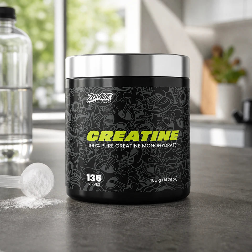Zombie Labs Creatine Monohydrate in a lifestyle setting