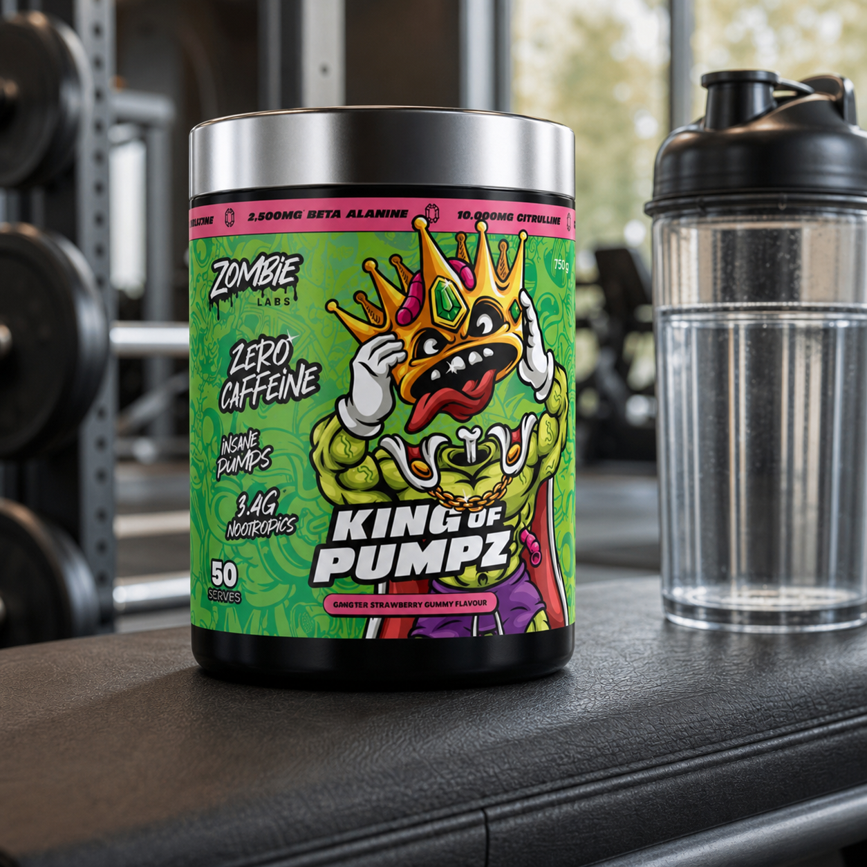 Zombie Labs King of Pumpz in a lifestyle setting